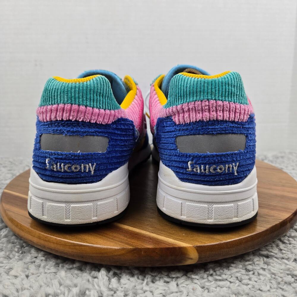 Saucony Mens 13 Shadow 5000 Patchwork Multi-Color Corduroy Casual Daily Sneaker - Picture 2 of 13